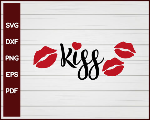 Kiss Valentine svg