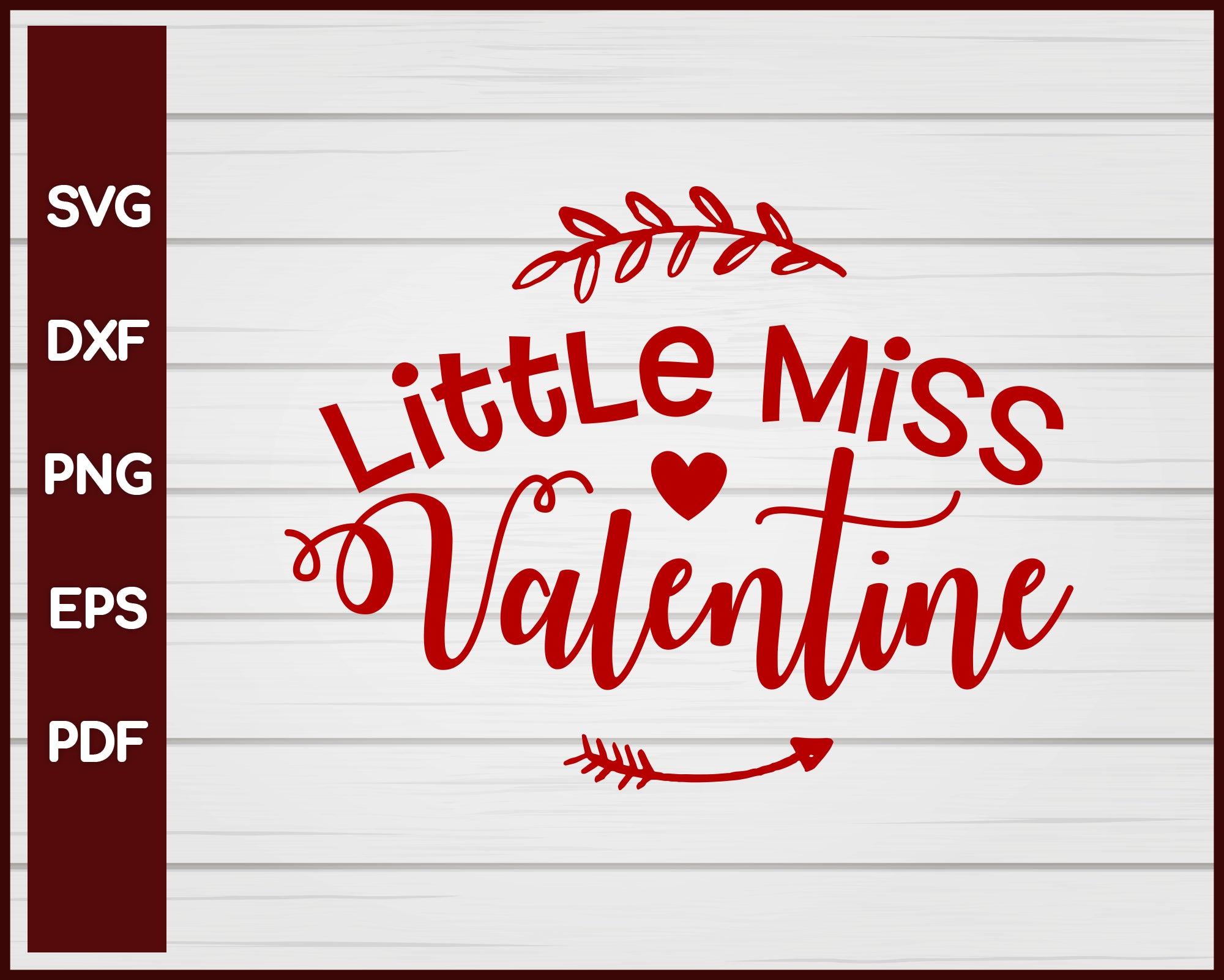 Little Miss Valentine svg