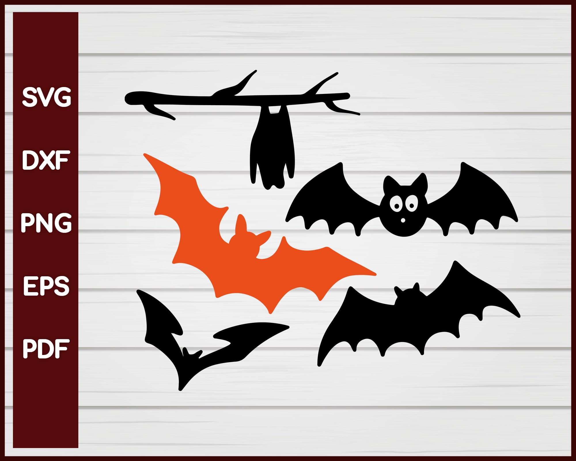 Bat Icon Halloween Design PNG & SVG Design For T-Shirts