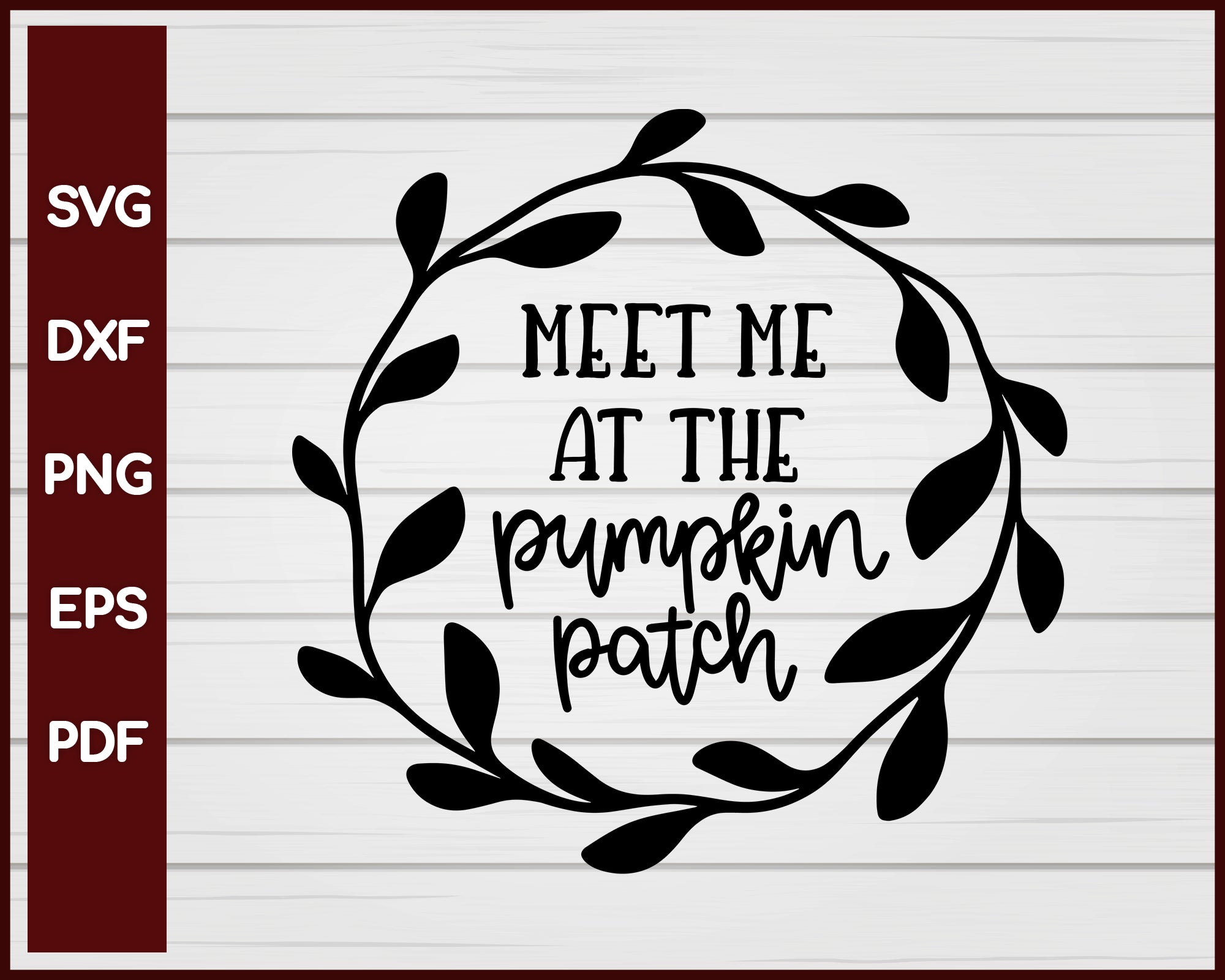 Meet Me At The Pumpkin Patch Halloween T-shirt Design svg