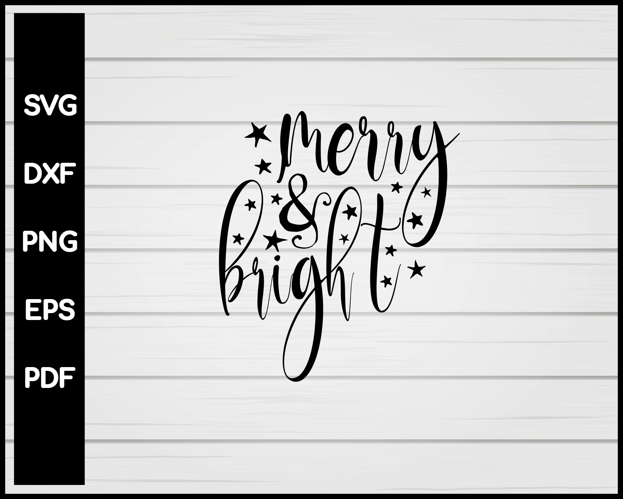 Merry & Bright Nurse svg Cut File For Cricut Silhouette eps png dxf Printable Files