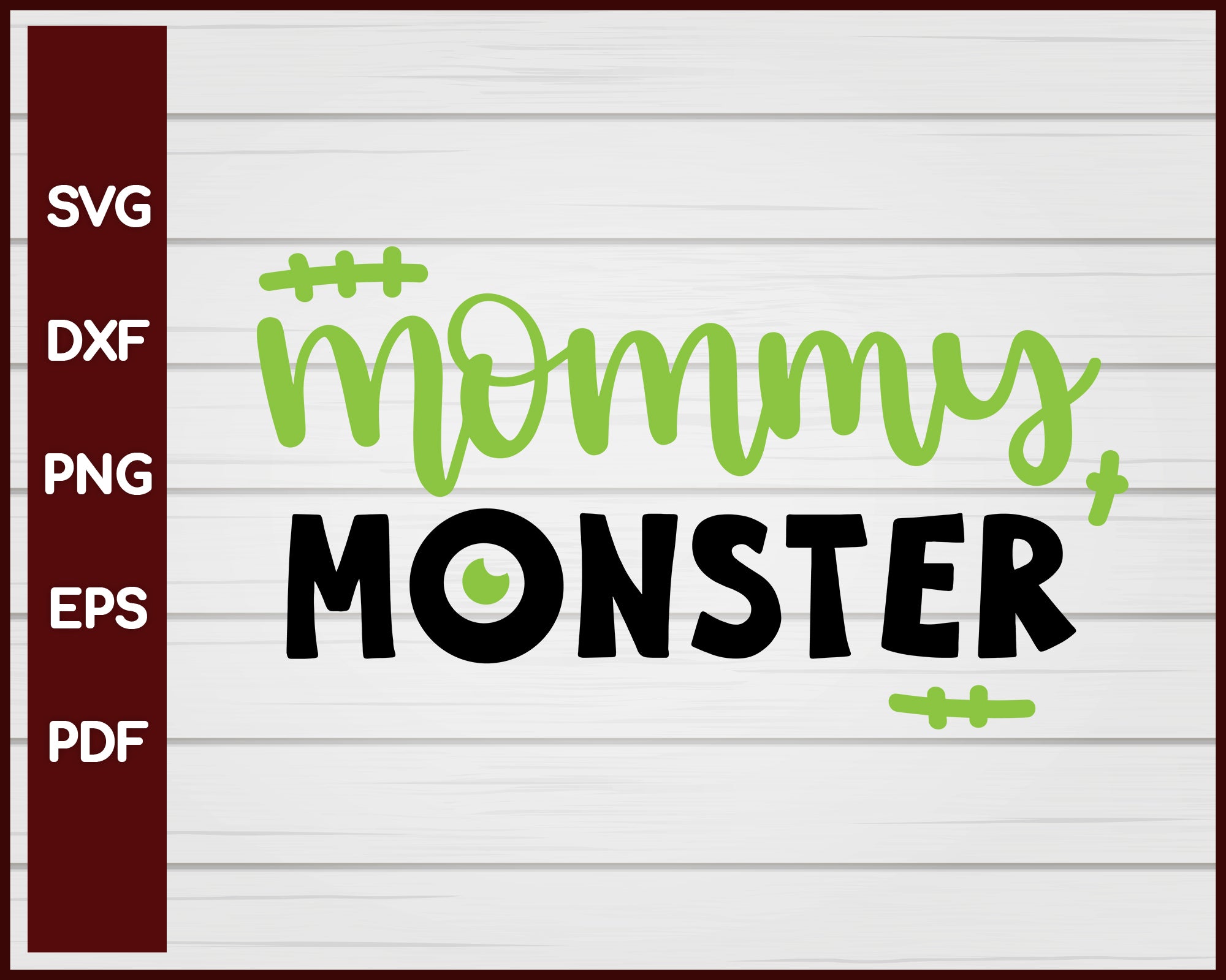 Mommy Monster Halloween T-shirt Design svg