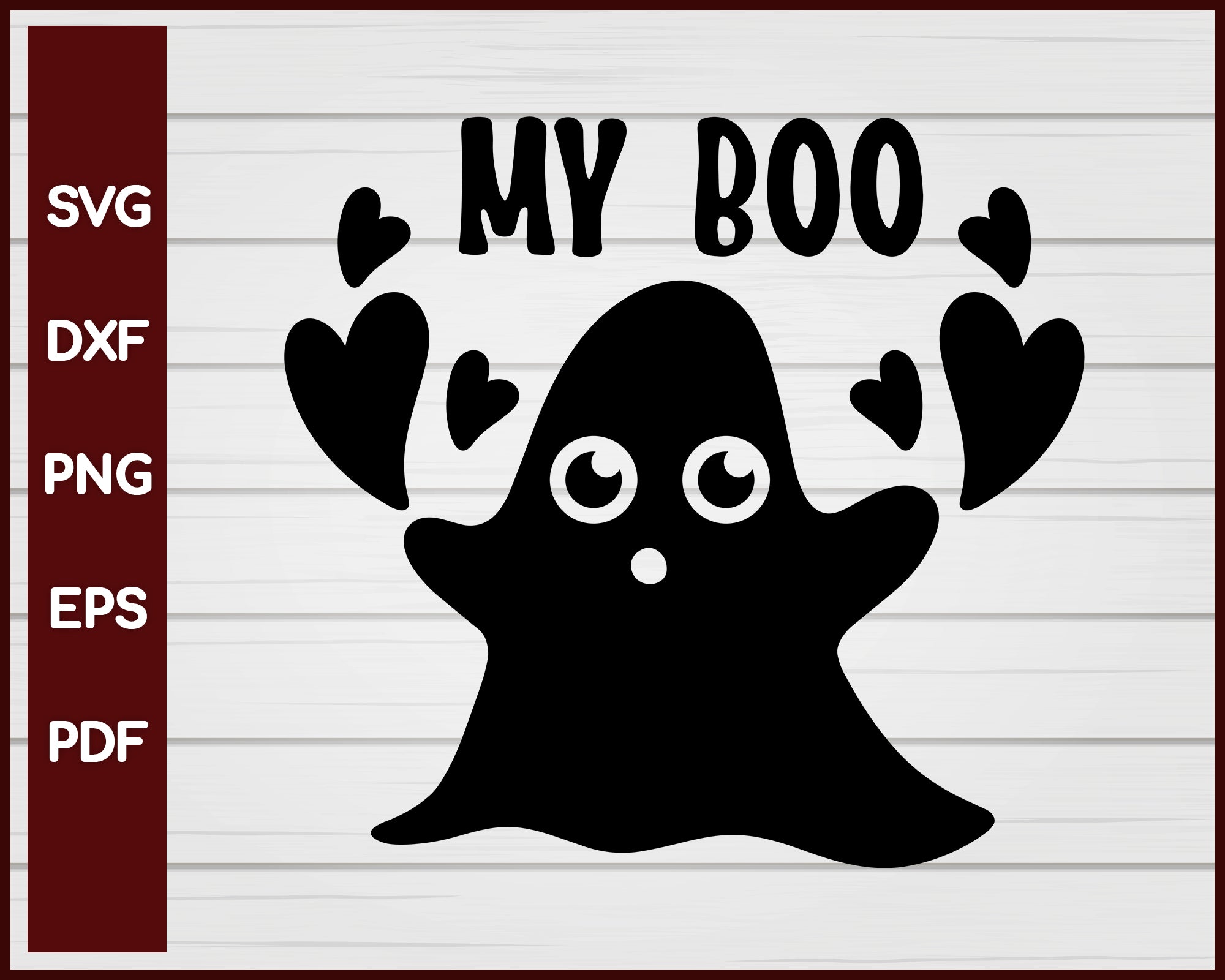 My Boo Halloween T-shirt Design svg