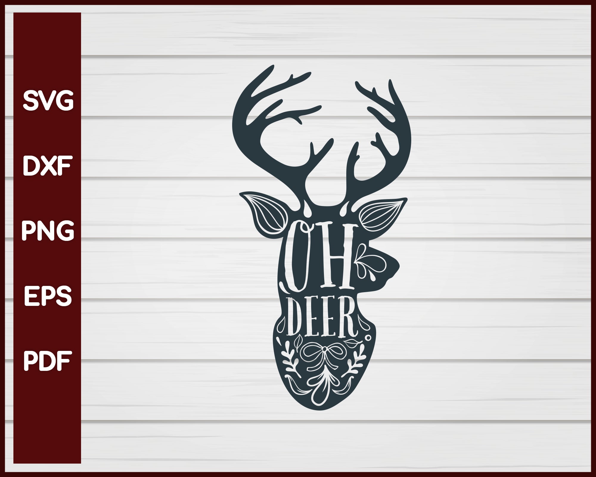 Oh Deer Christmas svg