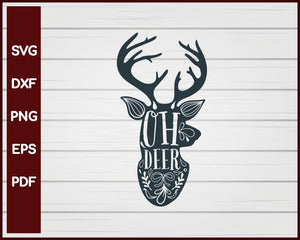 Oh Deer Christmas svg