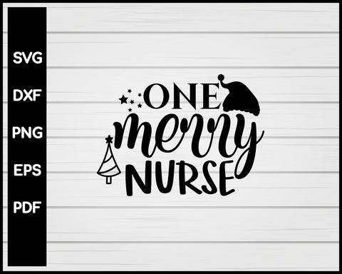 One Merry Nurse svg