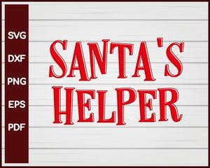 Santa's Helper Christmas svg