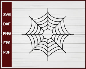 Spiderweb Halloween T-shirt Design svg