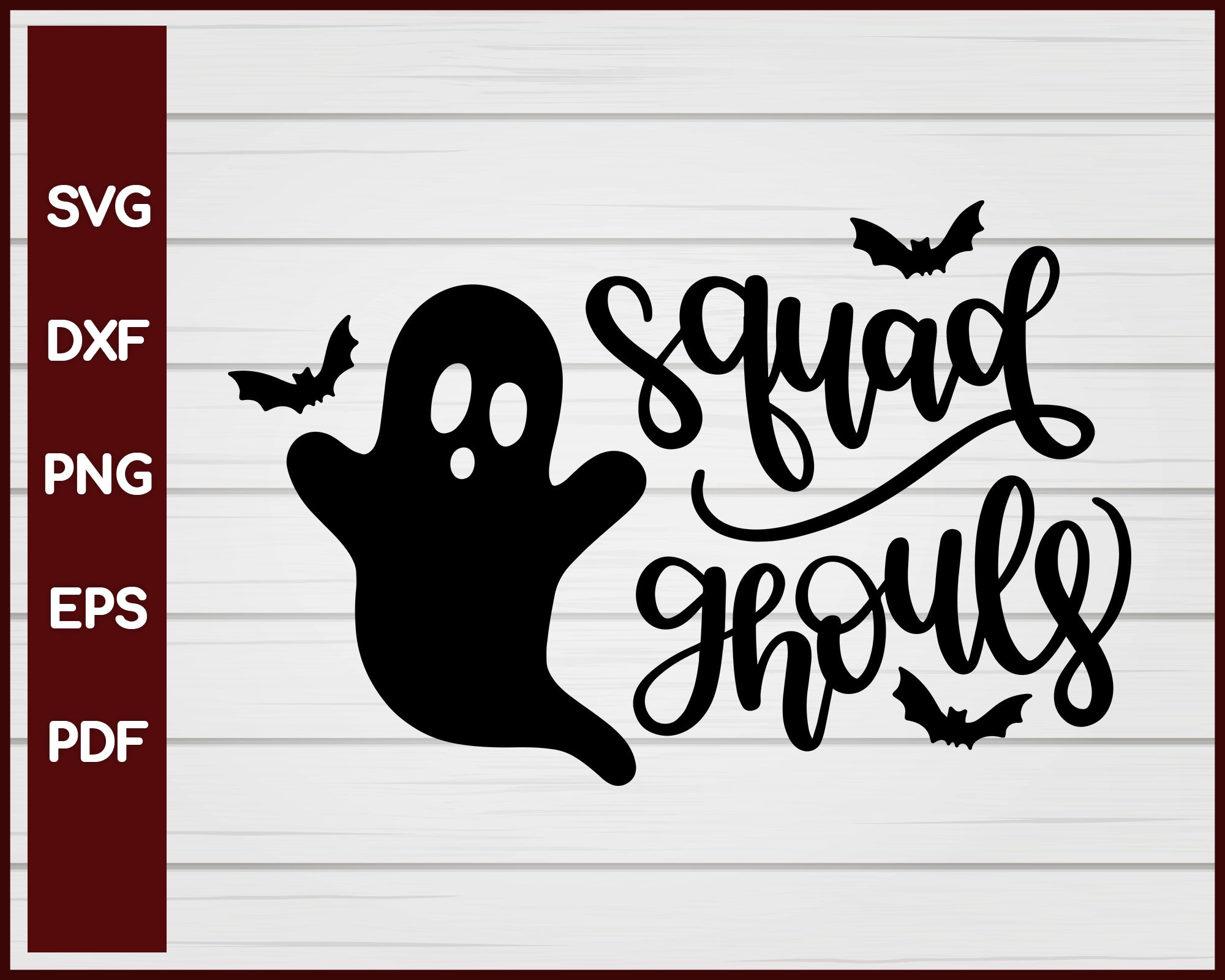 Squad Ghouls Halloween T-shirt Design svg