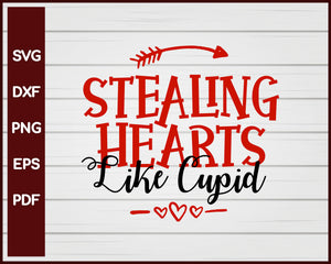 Stealing Hearts Like Cupid Valentine svg