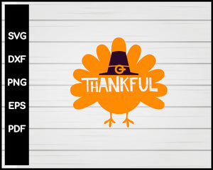Thankful Thanksgiving svg