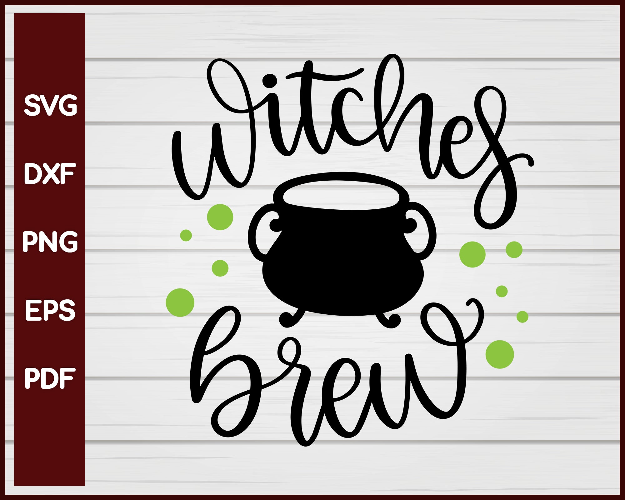 Witches Brew Halloween T-shirt Design svg