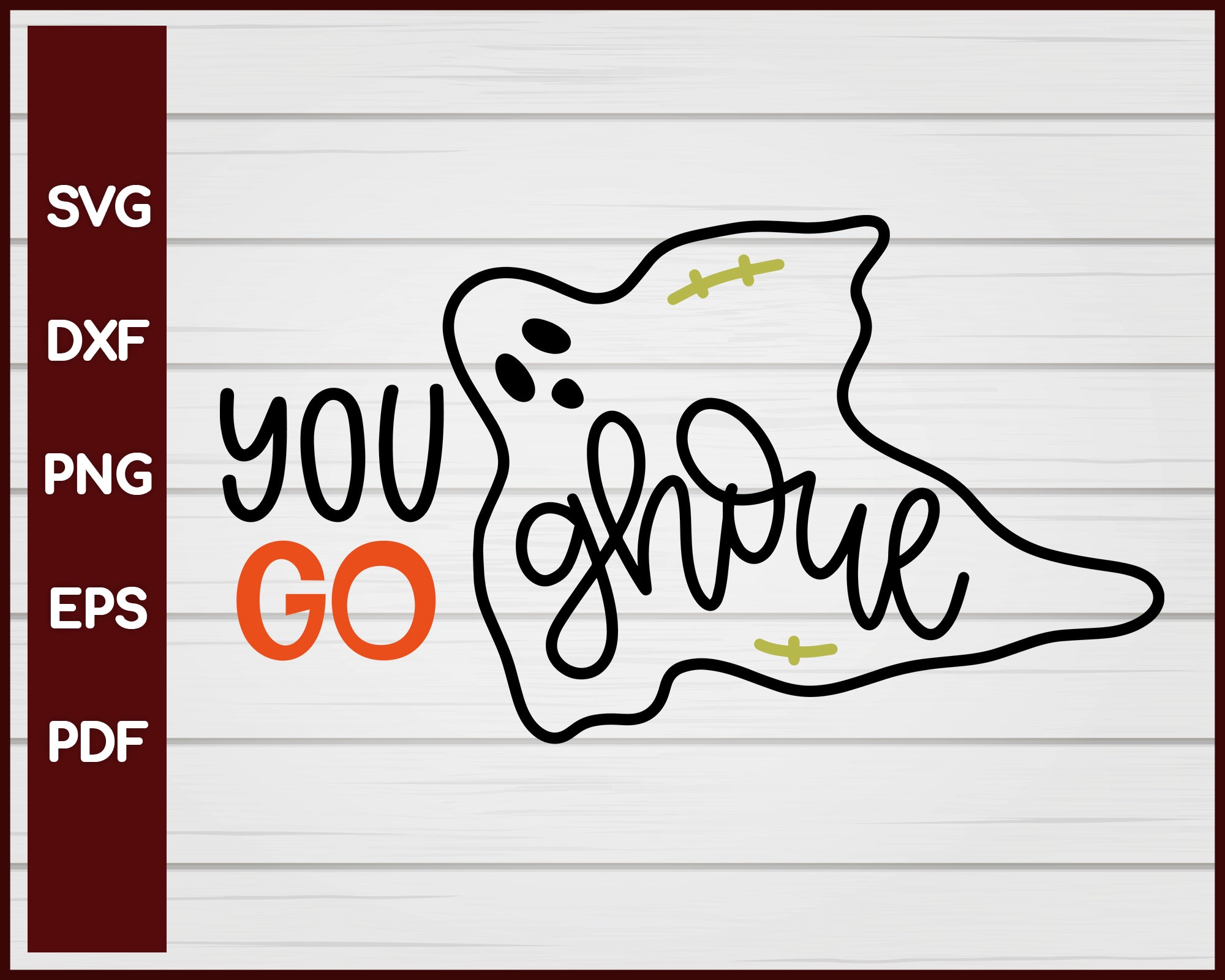 You Go Ghoul Halloween T-shirt Design svg