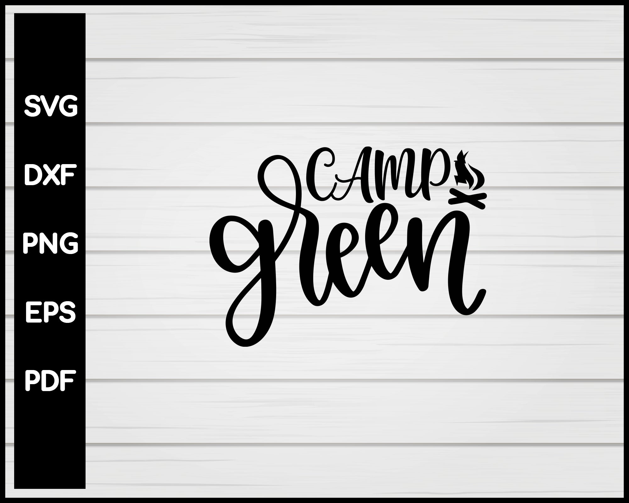 Camp Queen svg Cut File For Cricut Silhouette eps png dxf Printable Files