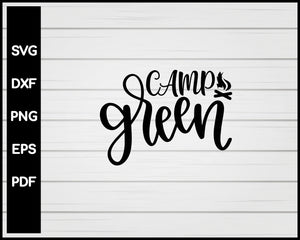 Camp Queen svg Cut File For Cricut Silhouette eps png dxf Printable Files