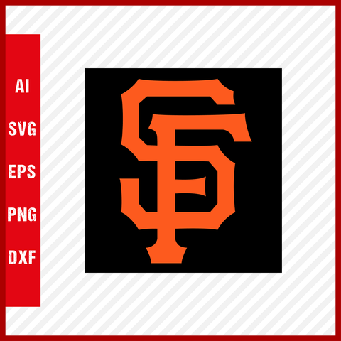 San Francisco Giants Logo MLB Svg Cut Files Baseball Clipart