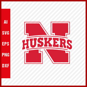 Nebraska Cornhuskers Logo svg NCAA National Collegiate Athletic Association Team Clipart