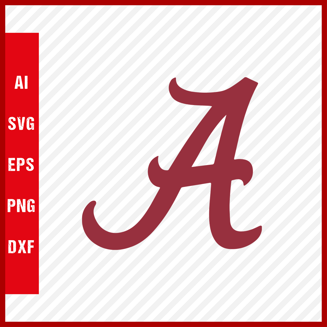 Alabama Crimson Tide Logo svg NCAA National Collegiate Athletic Association Team Clipart