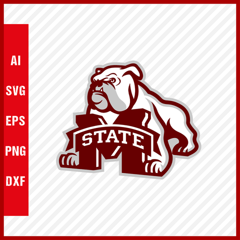 Mississippi State Bulldogs Logo svg NCAA National Collegiate Athletic Association Team Clipart
