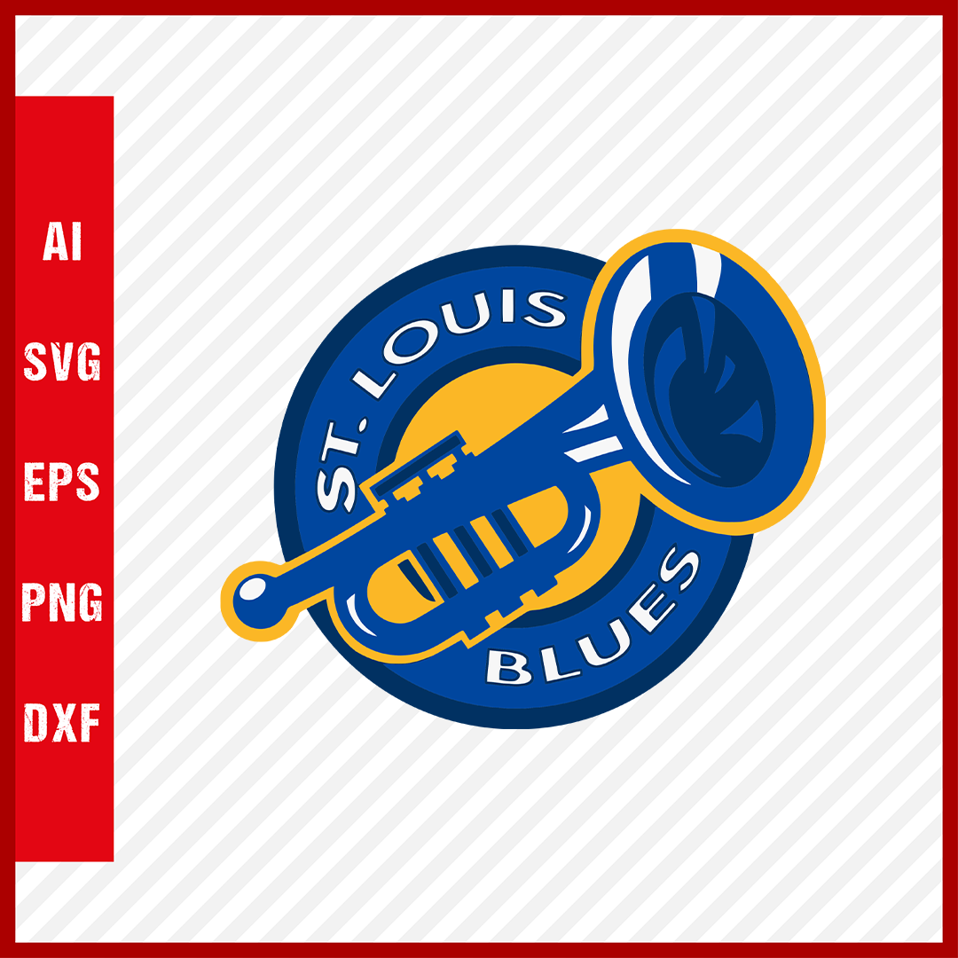 St. Louis Blues Logo Svg NHL National Hockey League Team Svg Clipart