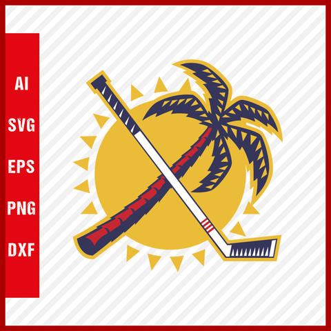 Florida Panthers Svg Logo NHL National Hockey League Team Svg Clipart