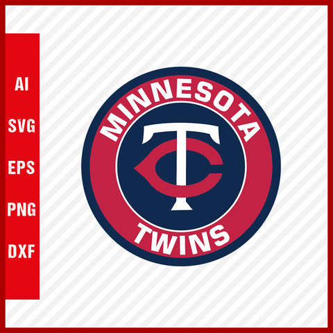 Minnesota Twins Logo MLB Svg Cut Files Baseball Clipart