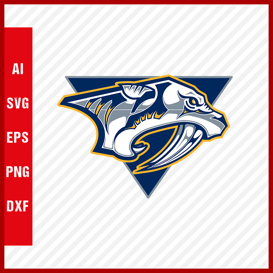 Nashville Predators Logo Svg NHL National Hockey League Team Svg Clipart