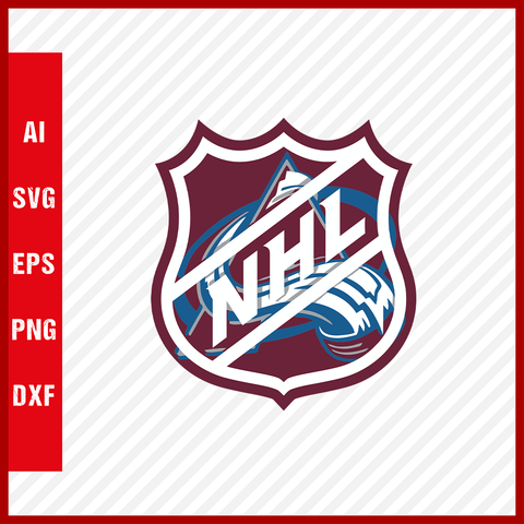 Colorado Avalanche Logo Svg NHL National Hockey League Team Clipart