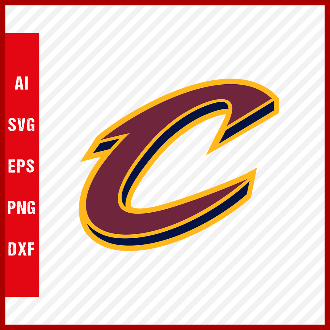 Cleveland Cavaliers Logo NBA Svg Cut Files Basketball Clipart