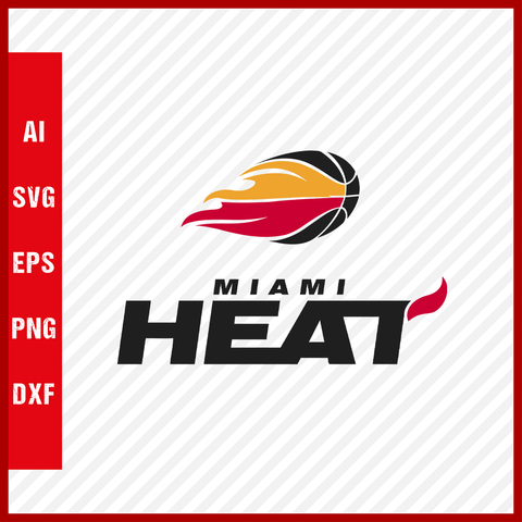 NBA Miami Heat Logo Svg Cut Files Basketball Clipart