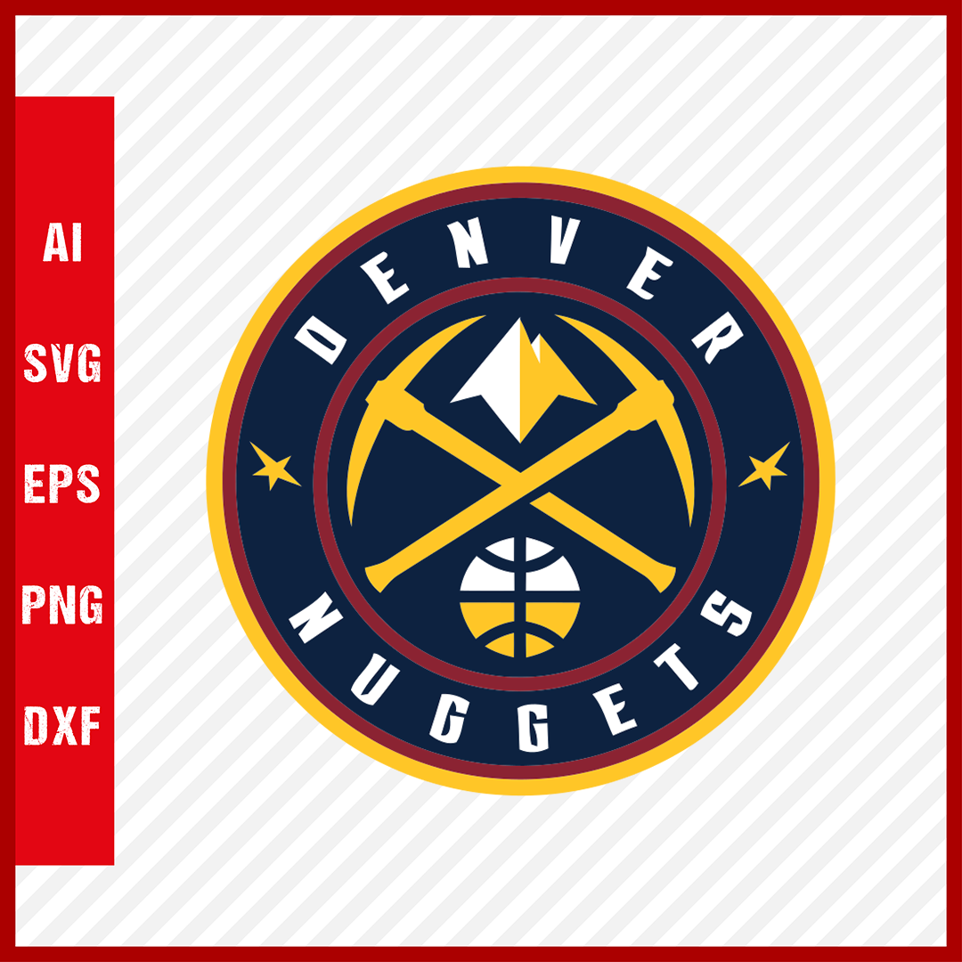 NBA Denver Nuggets Logo Svg Cut Files Basketball Clipart