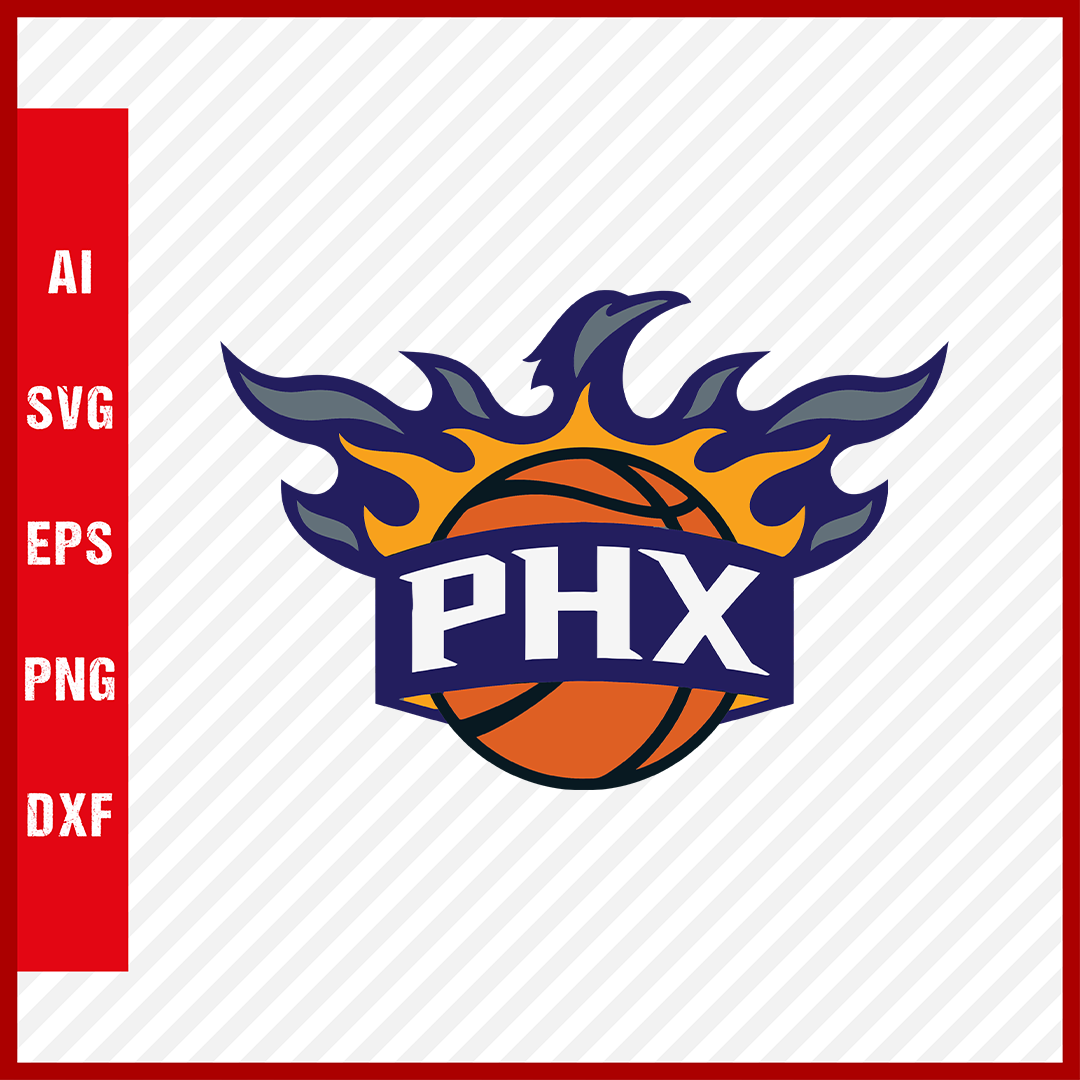 NBA Phoenix Suns Logo Svg Cut Files Basketball Clipart