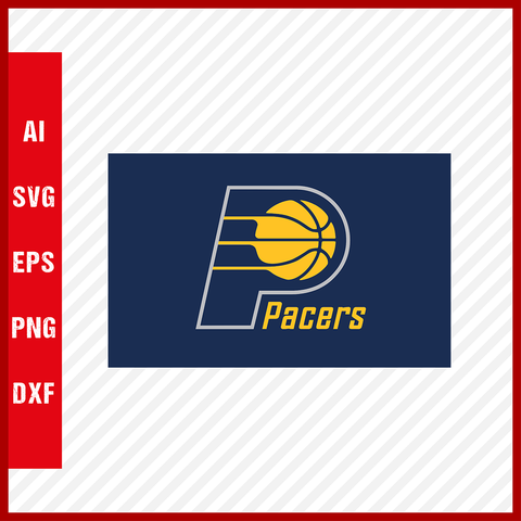 NBA Indiana Pacers Logo Svg Cut Files Basketball Clipart