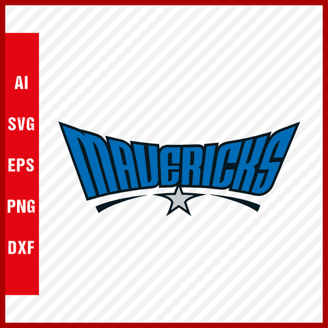 NBA Dallas Mavericks Logo Basketball Team Svg Cut Files Basketball Clipart