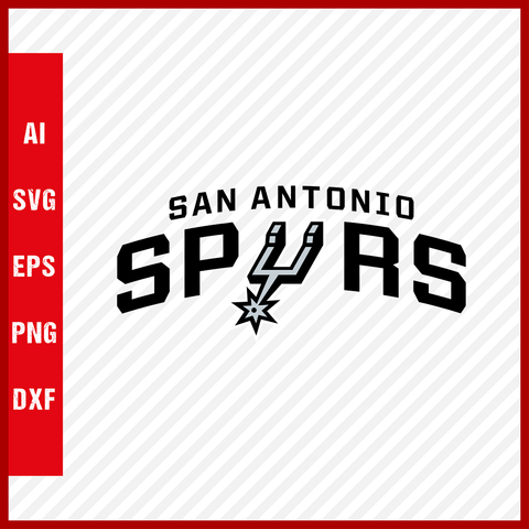 NBA San Antonio Spurs Logo Svg Cut Files Basketball Clipart