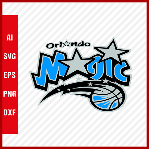 NBA Orlando Magic Logo Svg Cut Files Basketball Clipart