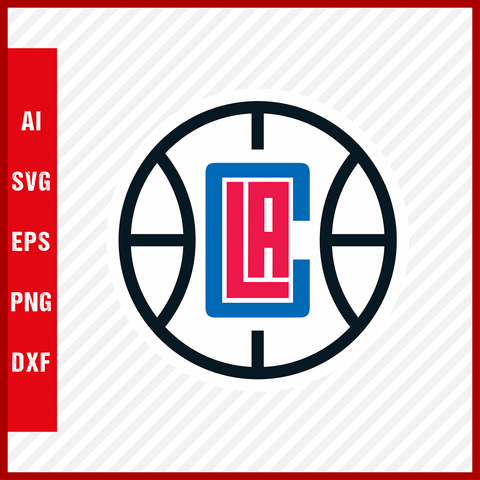 NBA Los Angeles Clippers Logo Svg Cut Files Basketball Clipart