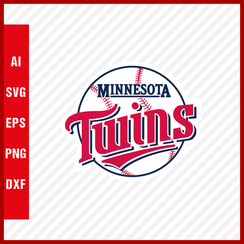 Minnesota Twins Logo MLB Svg Cut Files Baseball Clipart