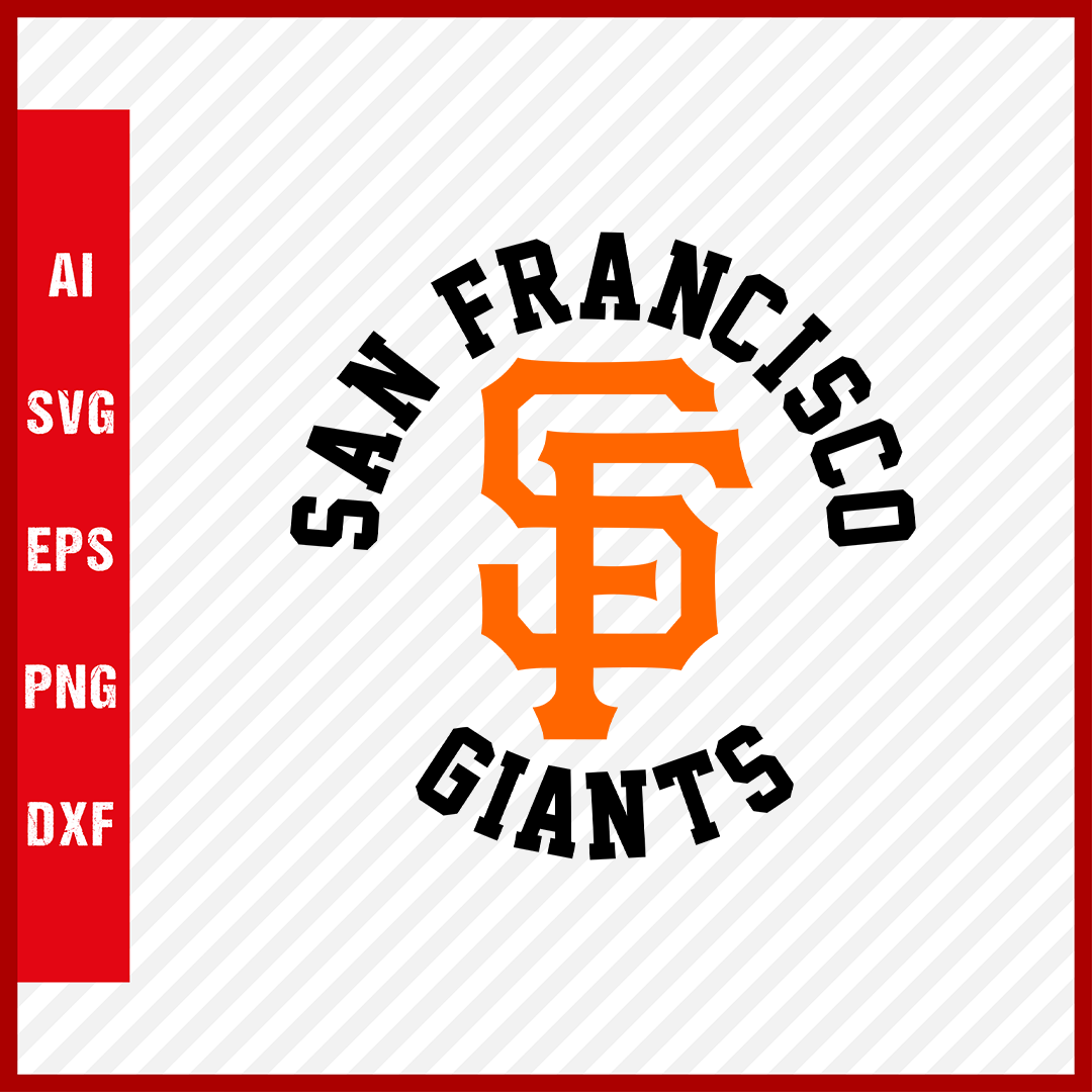 San Francisco Giants Logo MLB Svg Cut Files Baseball Clipart