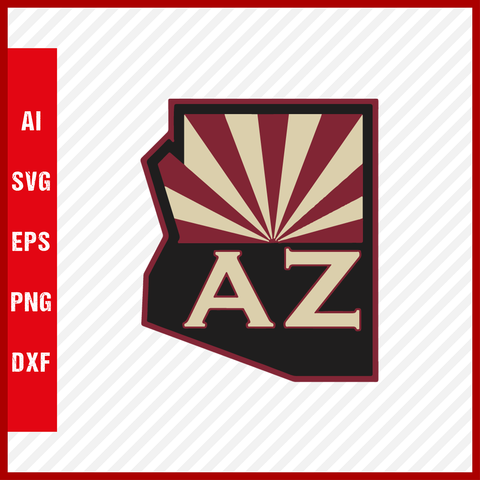 Arizona Coyotes Hockey Logo Svg NHL National Hockey League Team Svg Clipart