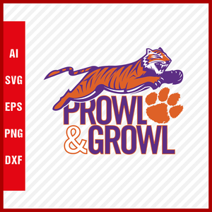 Clemson Tigers Logo svg NCAA National Collegiate Athletic Association Team Clipart