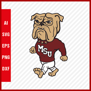 Mississippi State Bulldogs Logo svg NCAA National Collegiate Athletic Association Team Clipart