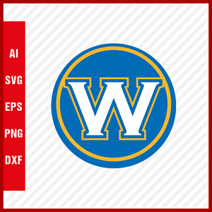 NBA Golden State Warriors Team Logo Svg Cut Files Basketball Clipart