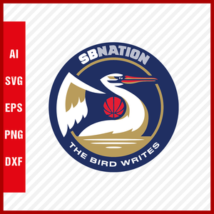 NBA New Orleans Pelicans Logo Svg Cut Files Basketball Clipart