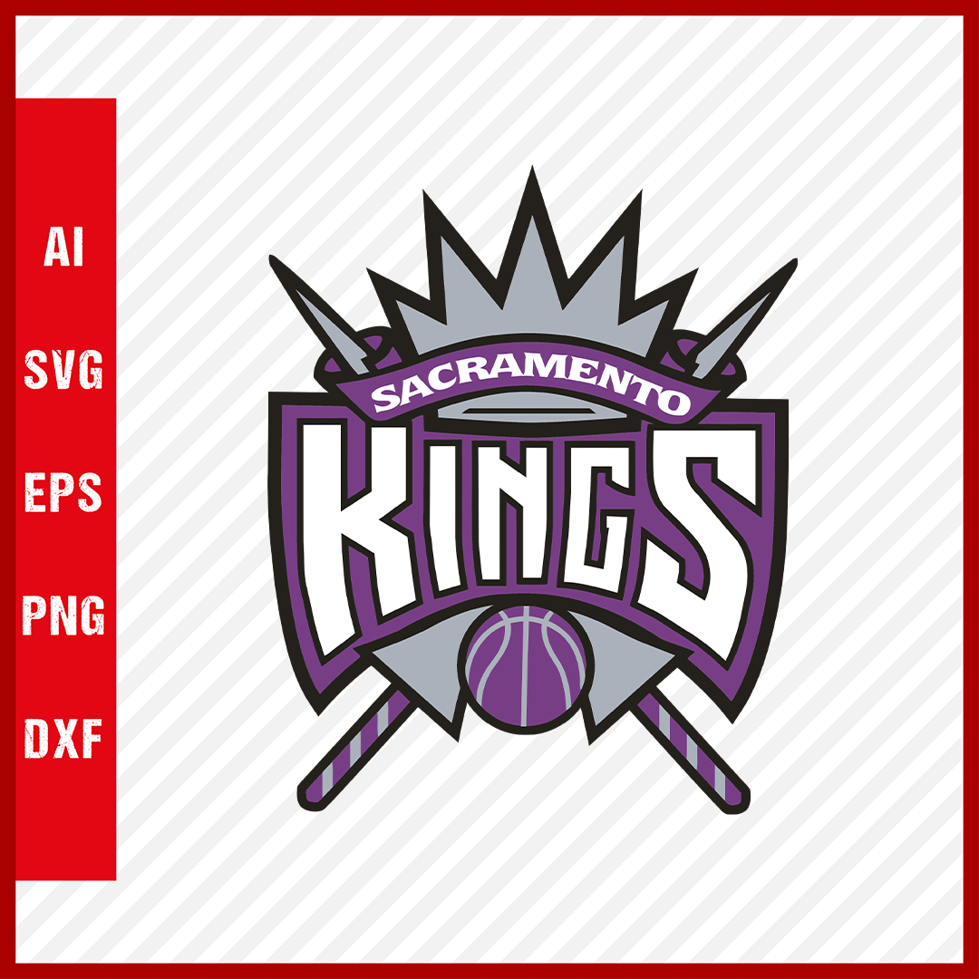 NBA Sacramento Kings Logo Svg Cut Files Basketball Clipart