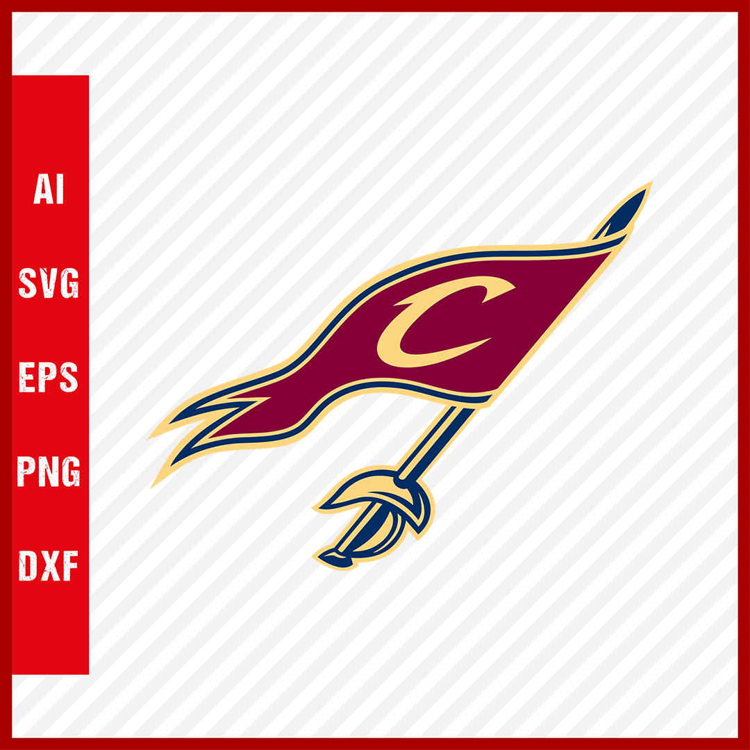 Cleveland Cavaliers Logo NBA Svg Cut Files Basketball Clipart