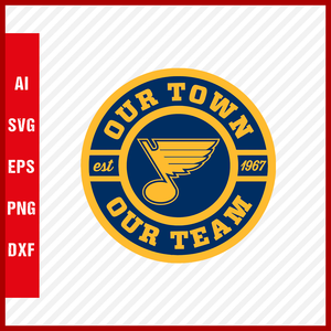 St. Louis Blues Logo Svg NHL National Hockey League Team Svg Clipart