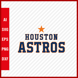 Houston Astros Logo MLB Svg Cut Files Baseball Clipart