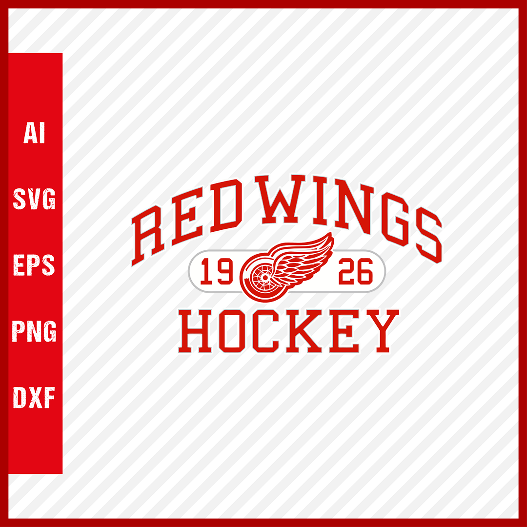 Detroit Red Wings Logo Svg NHL National Hockey League Team Svg Clipart ...