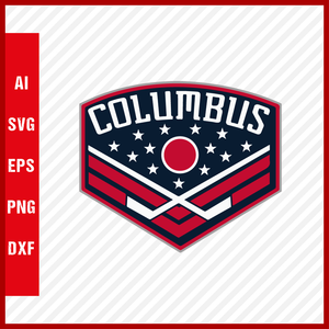 Columbus Blue Jackets Logo Svg NHL National Hockey League Team Clipart